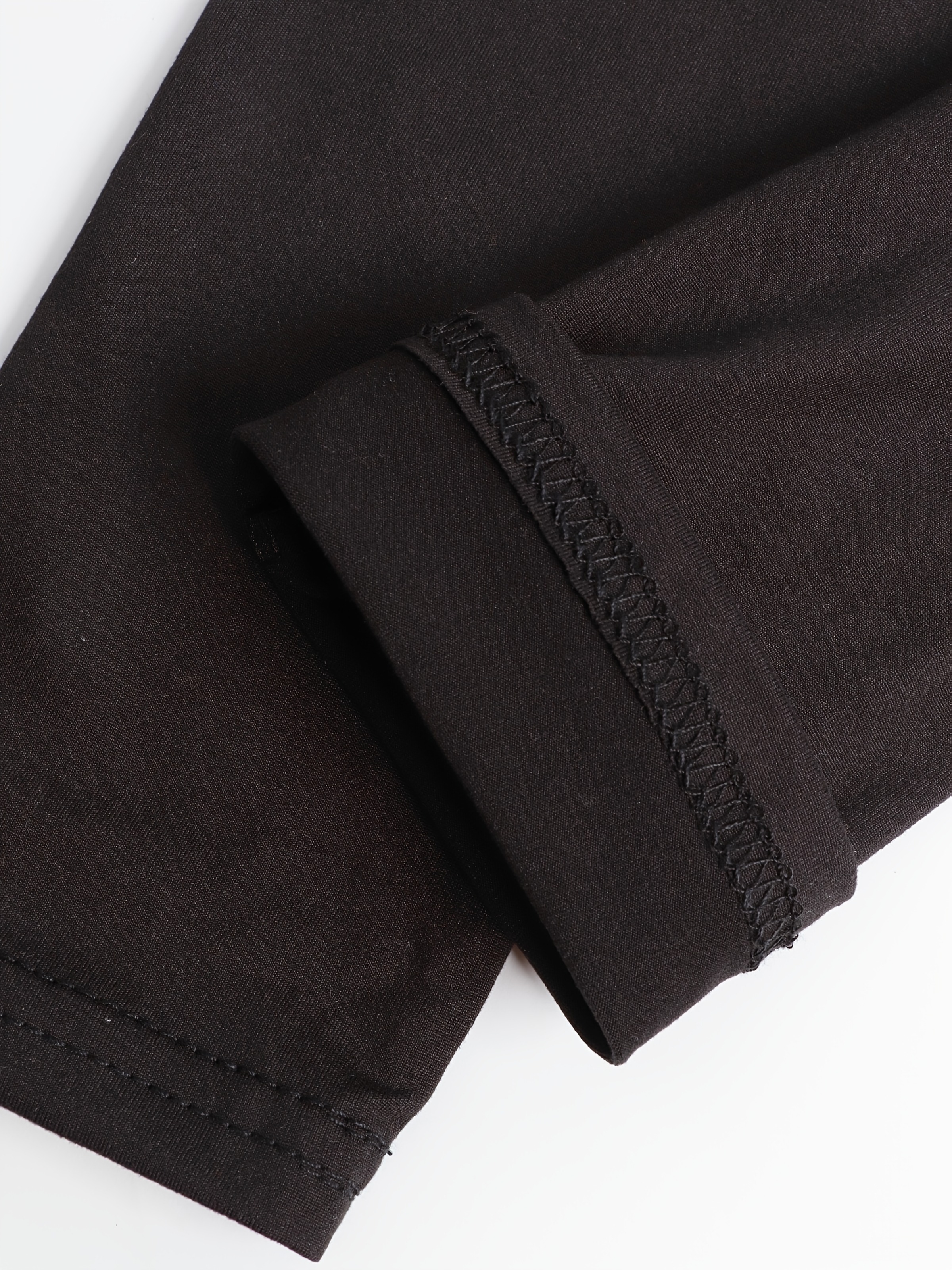 Girls' Stretch Soft High-Waist Black Leggings for Fall/Winter