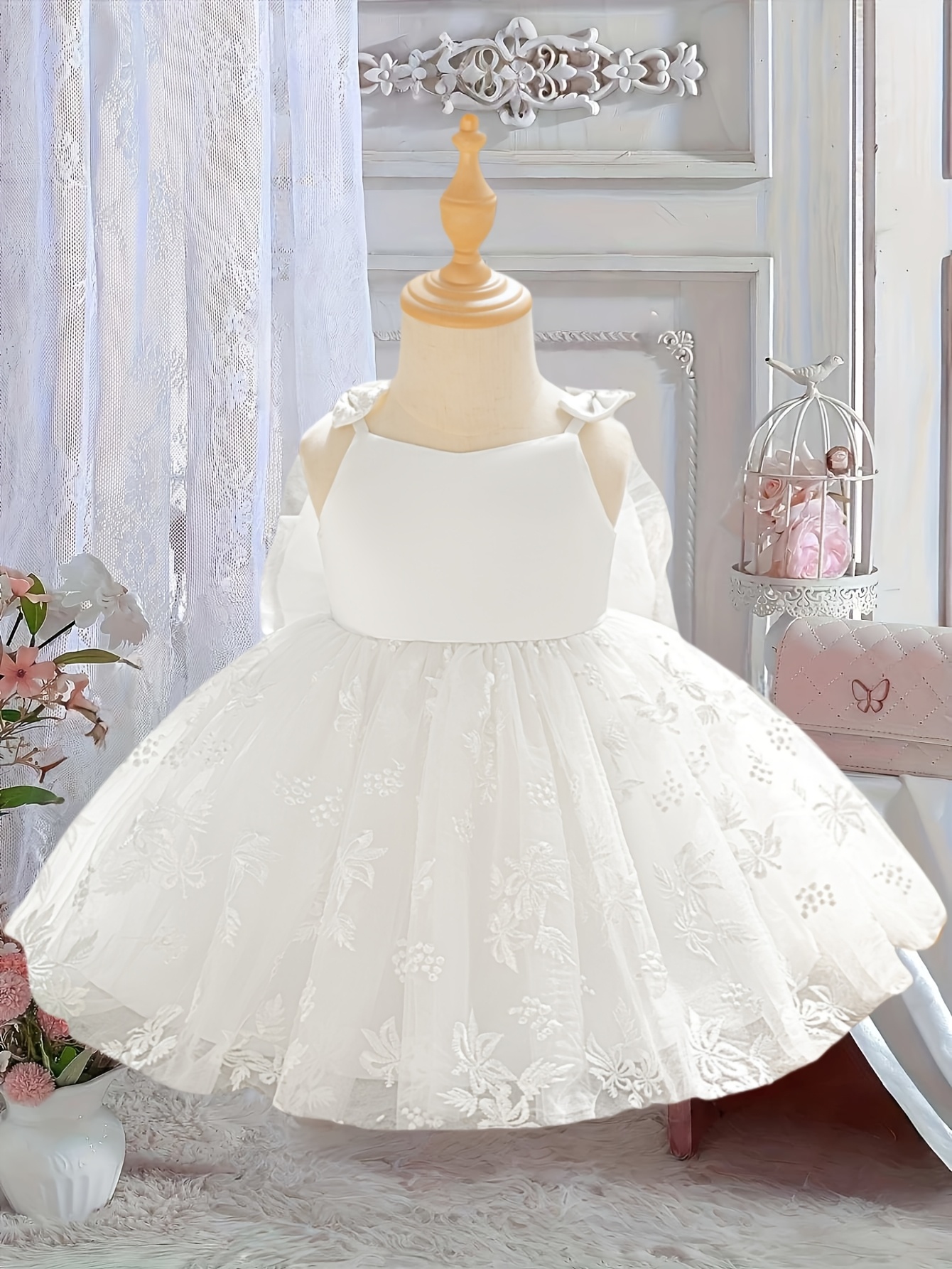 white birthday dress for baby Shop Vogue-Worthy Baby Girl Cloud Dancer: Tutu Ballerina Dress 3