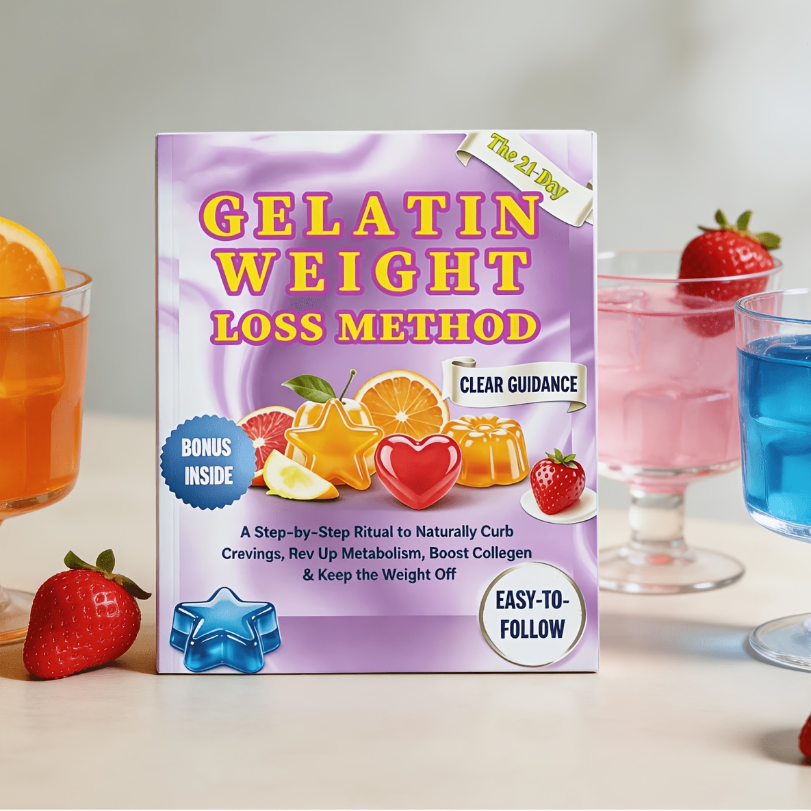 The 21-Day Gelatin Trick: A Book About Stopping Cravings, Balancing Appetite, and Losing Belly Fat Naturally