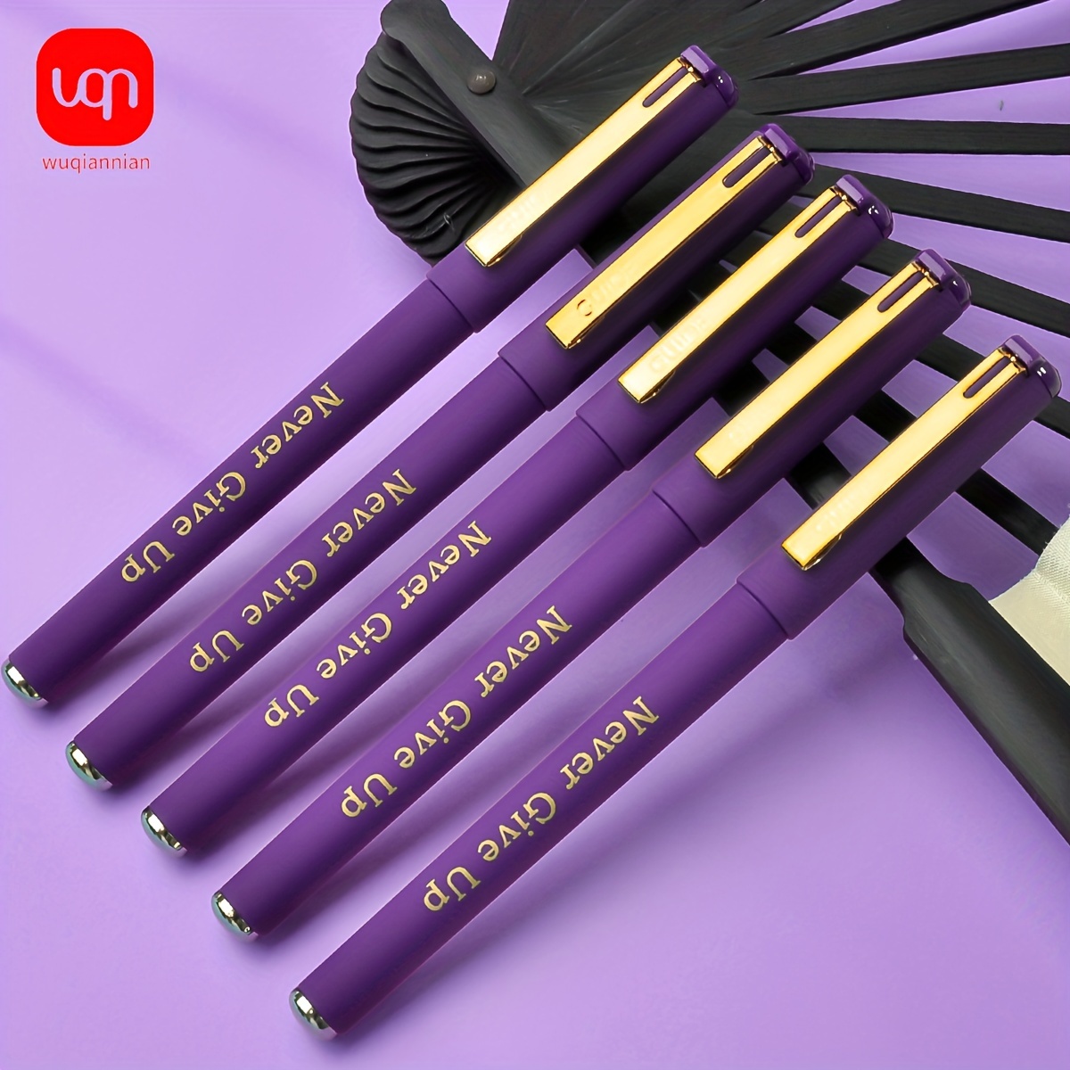 

Vqn 1/4" Purple Ballpoint Pens With : 0.7mm Tip, , Suitable For School, Office, And Gift - Wuqiannian