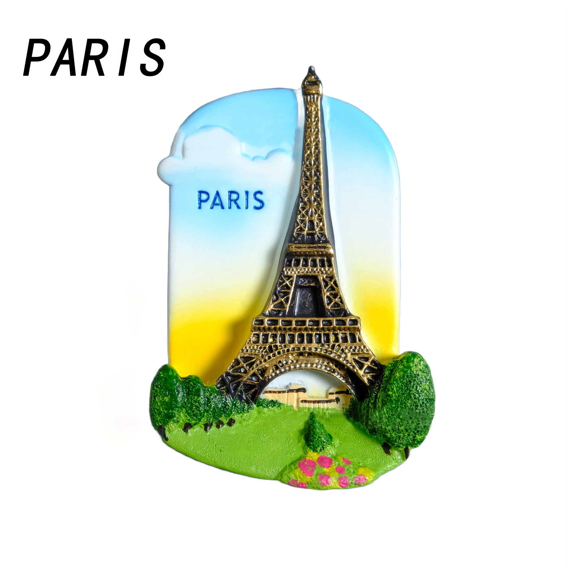 2 Aimants Réfrigérateur 3D Tour Eiffel En Métal - Souvenir Paris Décoration Cuisine Cadeau France - 6