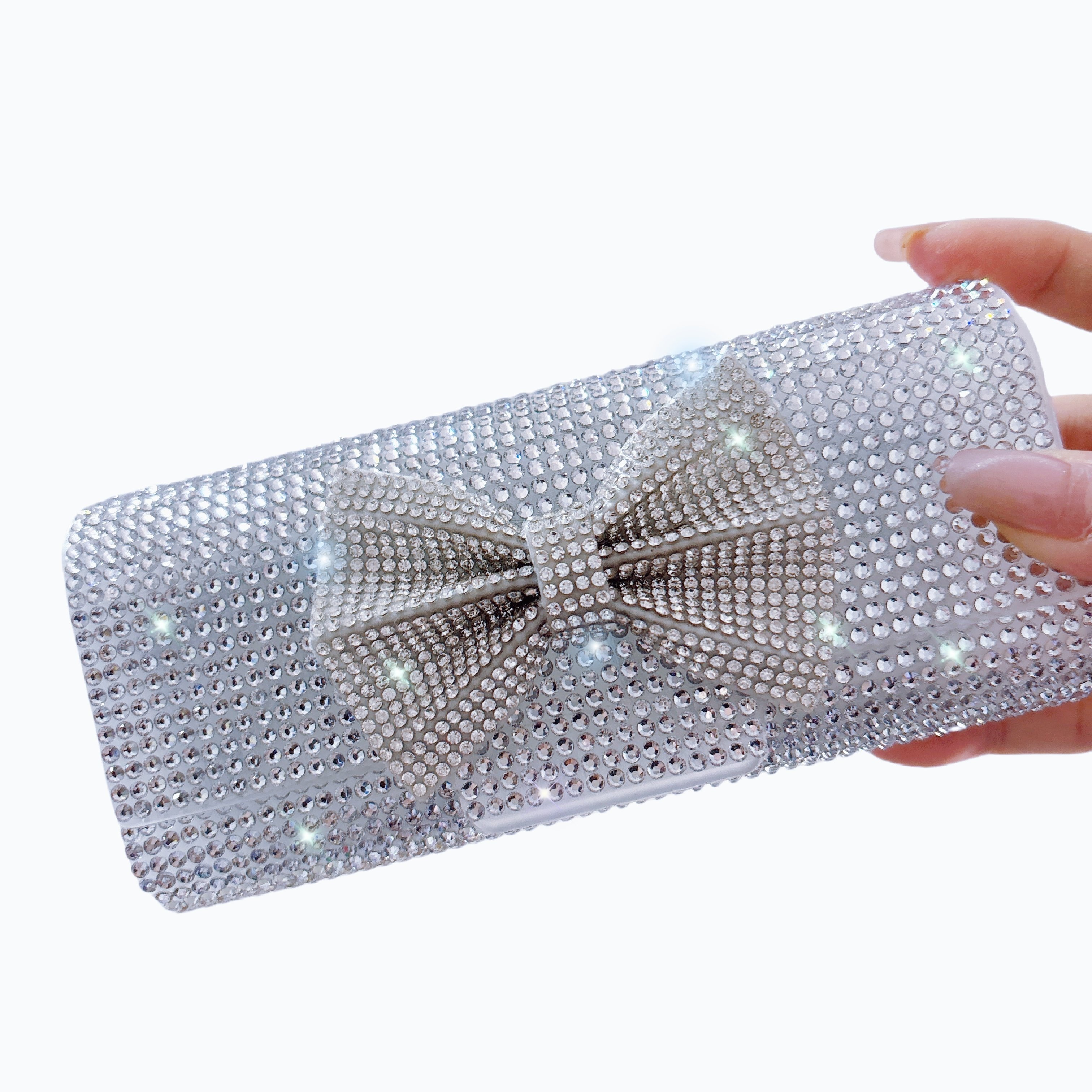 Image of Large Size Glasses Case/diamond Jewelry Storage Box/suitable For -style Jewelry And Additions Storage/car Glasses Case