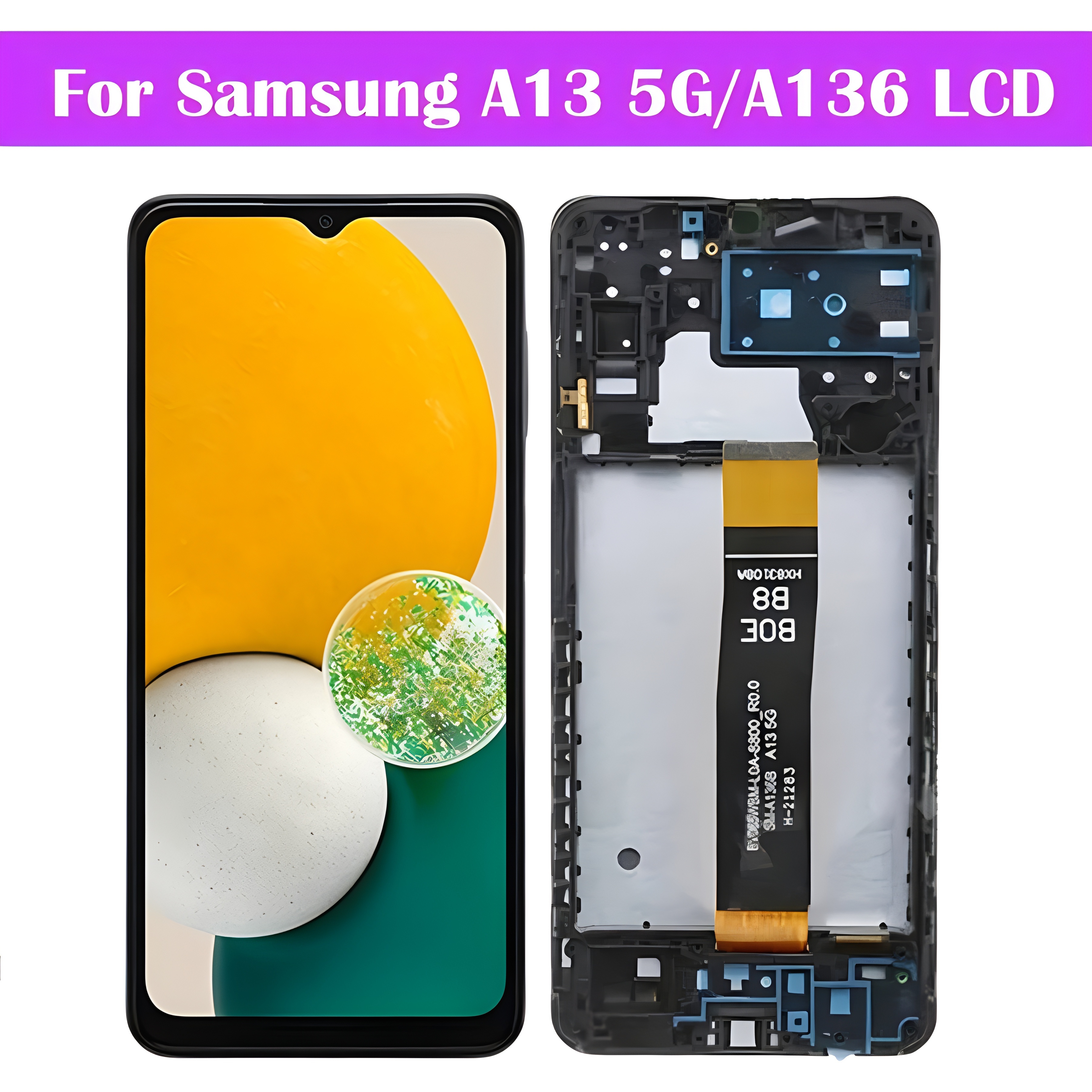 Phone Lcd Screen Replacement For A136b A13 5g A04s A047 A14 5g A146p M12  M127 A12