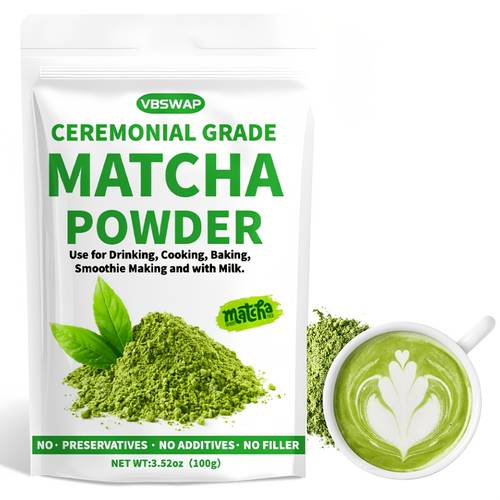 100g matcha powder ceremonial grade suitable for s baking rich bulk powder for straight base cereal toppings plant based