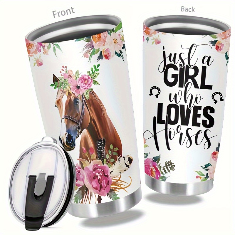 

Who Horses" 20oz Stainless - Vacuum Insulated, Drinks Hot/cold For Hours, Ideal Gift For Women & Girls On Birthdays,