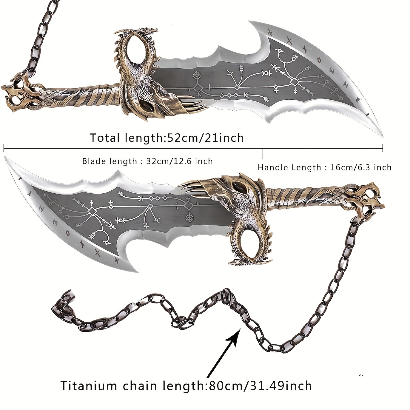 Chaos blade dimensions