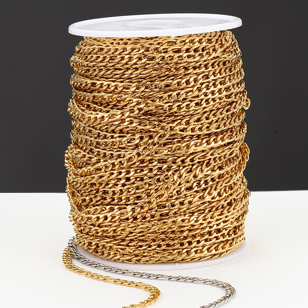 Fashion Design Stainless Steel 3:1 Milled Chain for DIY Projects