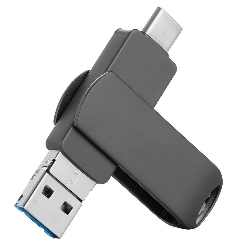 TEMU Flash Pen Drive For Iphone, 32gb/64gb/128gb/256gb Otg 4-in-1 Memory Photo Stick, High Speed Usb 3.0 External Storage For Ipad, Tablets, Android