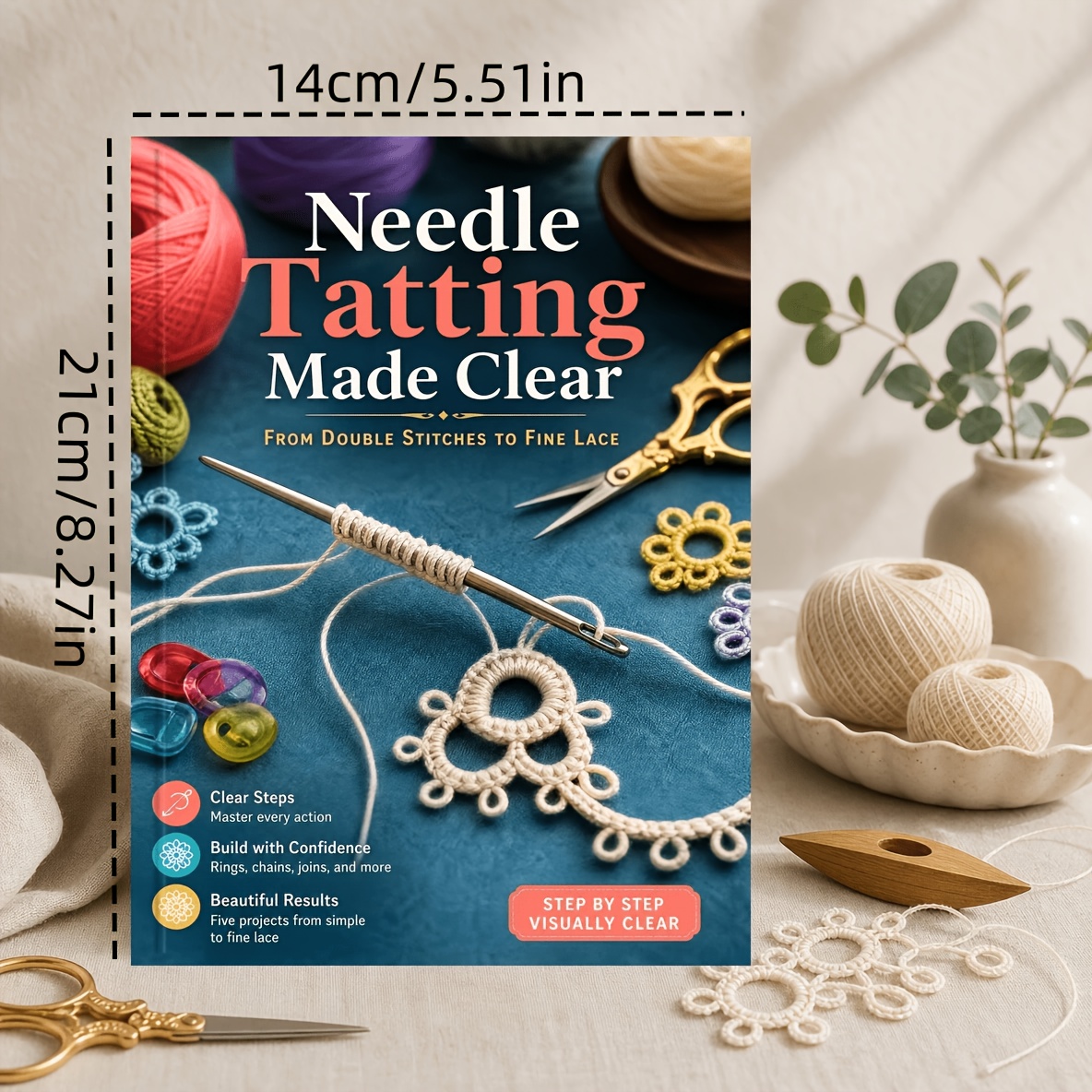 Knitting Clear Guide for Double Needle Stitching and Lace Patterns