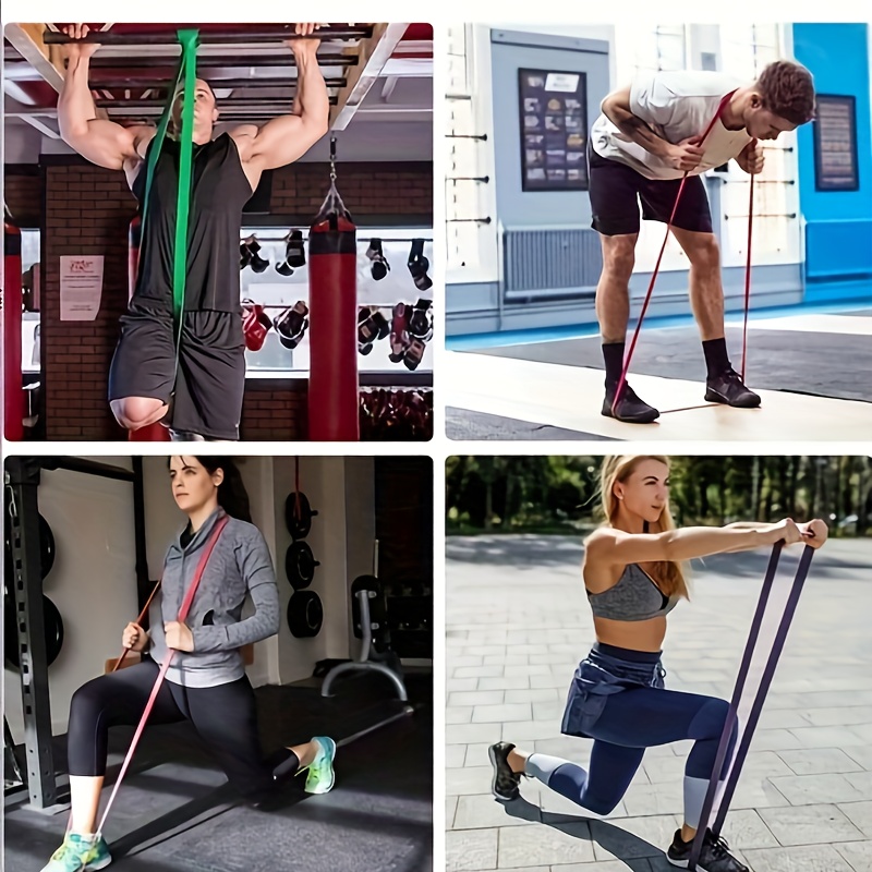 1pc Strength Training Resistance Band, Weighted Exercise Band for Sports, Yoga, and Stretching - Ideal Gift for Christmas and Valentine's Day