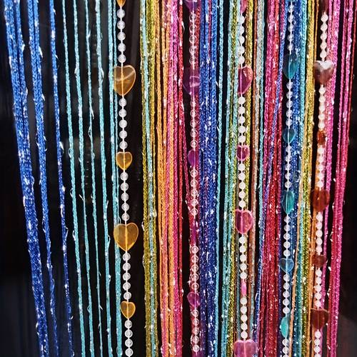 una cortina de cuentas de con borlas, ideal para decorar puertas, salas de estar, dormitorios, , halloween, navidad, san valentín, día de la , , fiestas y