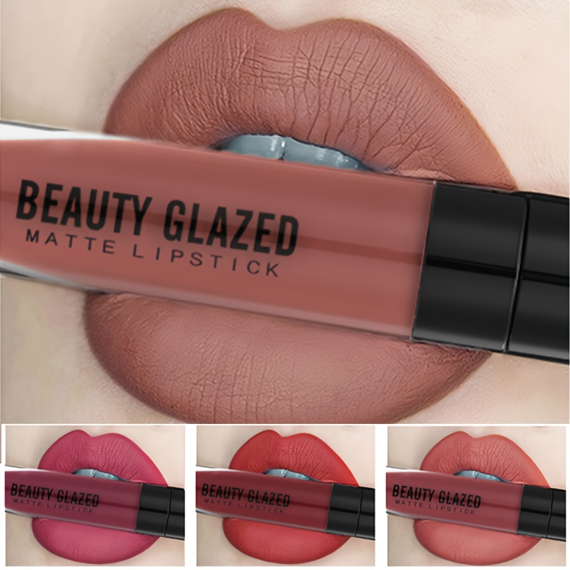 

Nude Matte Lipstick, 24 Hour Natural Velvet Smooth Crayon Lip Stain, Nourishing Color Stick Lip Glaze, Long Lasting Waterproof Lip Gloss Lipstick For Women Makeup