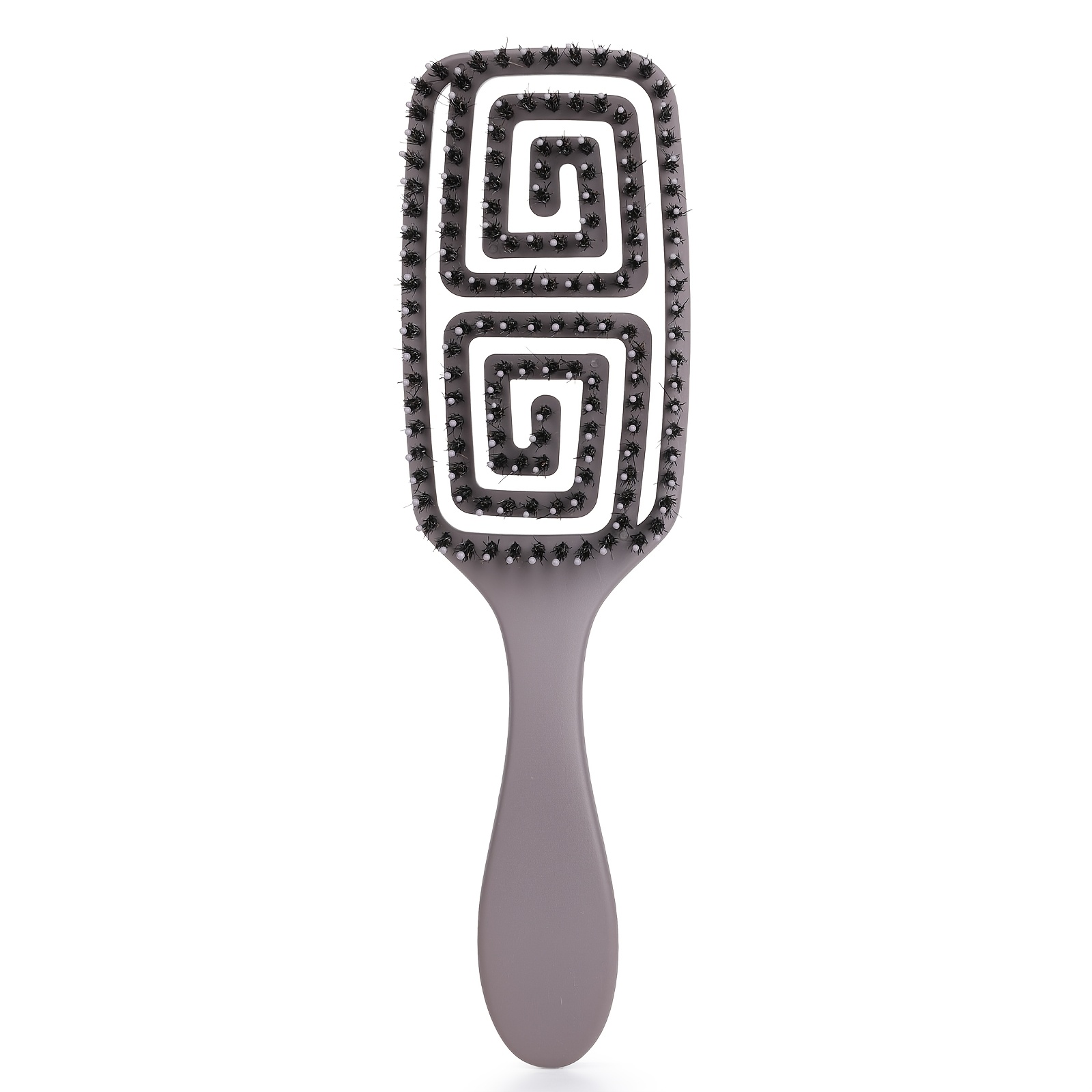 1pc Wet Hair Curling Brush | A Hair Styling Tool From Material, Featuring A Massage Function, Anti-static , And A For Quick Drying. It Avoids Hair Pulling And Easily Detangles Curls