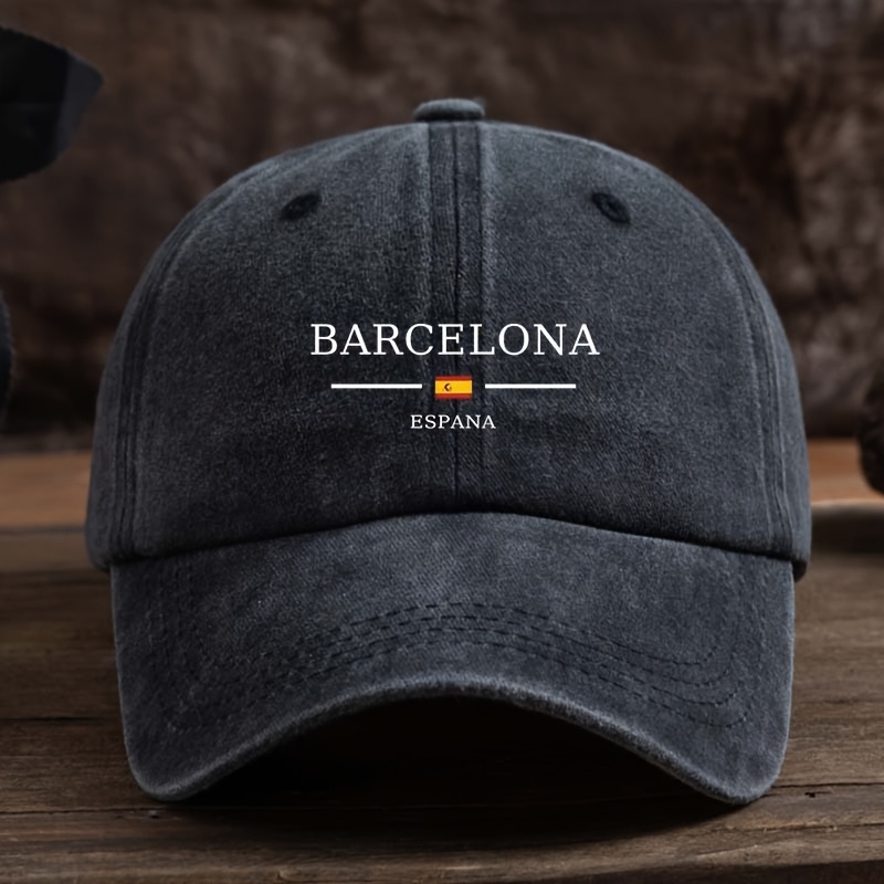 TEMU A Stylish Baseball With Letter Prints, Versatile For Outdoor Activities, Casual Wear, And Fishing, Suitable For Men