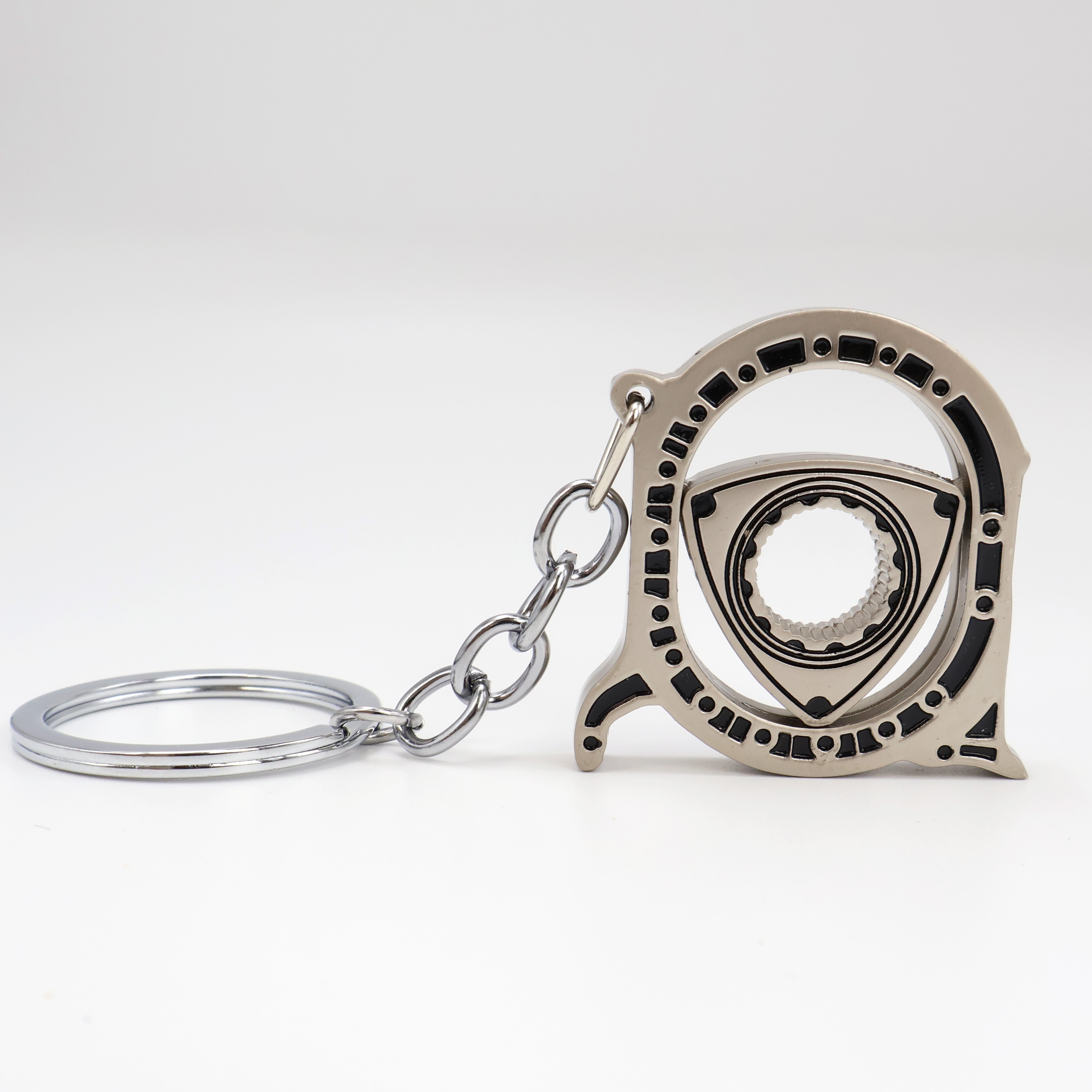 Rotatable Keychain Rotary Engine Keychain For Metal Car Modification Men's Pendant