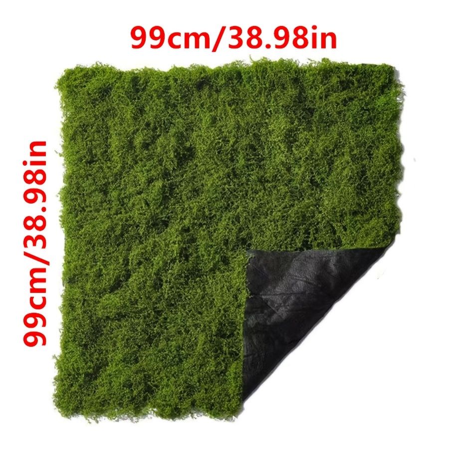TEMU 1pc Faux Moss Turf, Trimmable Artificial Moss Simulated Lawn Fake Mountain Bonsai Scenery Turf Desktop Micro Landscape Decoration Artificial