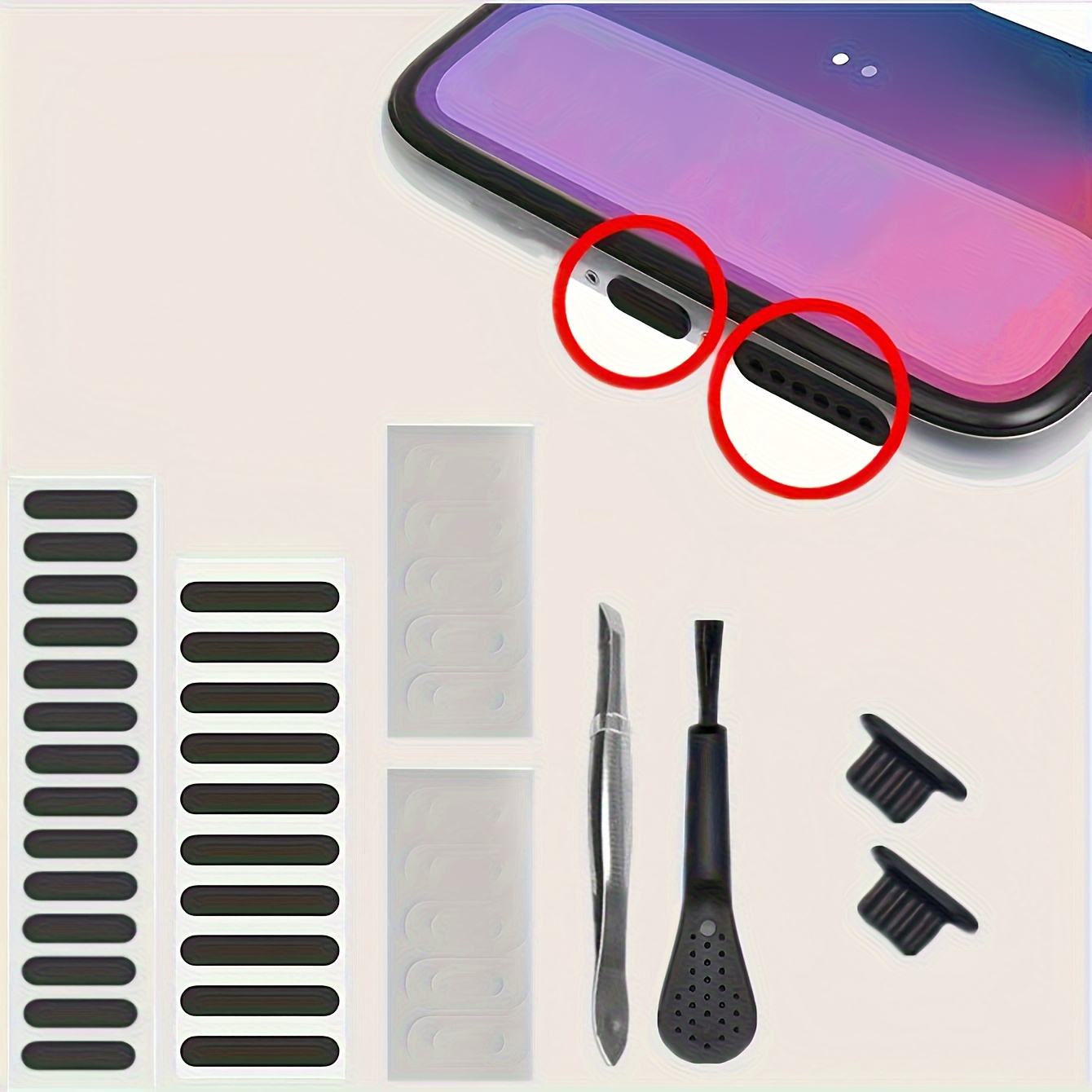 150Pcs Cell Phone Cleaning Kit for iPhone USB Charging Port