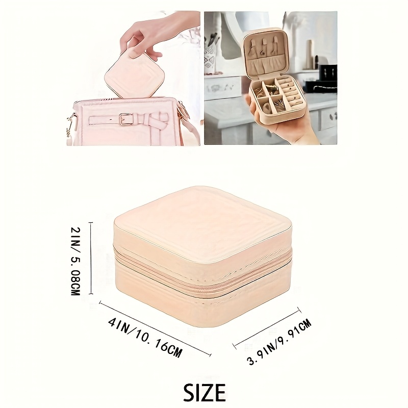   colors 15pcs pu leather high quality mini portable jewelry travel box small jewelry storage box large capacity suitable for rings earrings pendants watches necklaces lipstick storage boxes jewelry boxes Product details 1