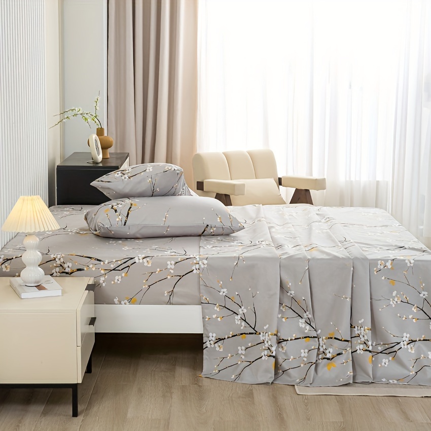 TEMU Set da 4 pezzi con lenzuolo con angoli e
