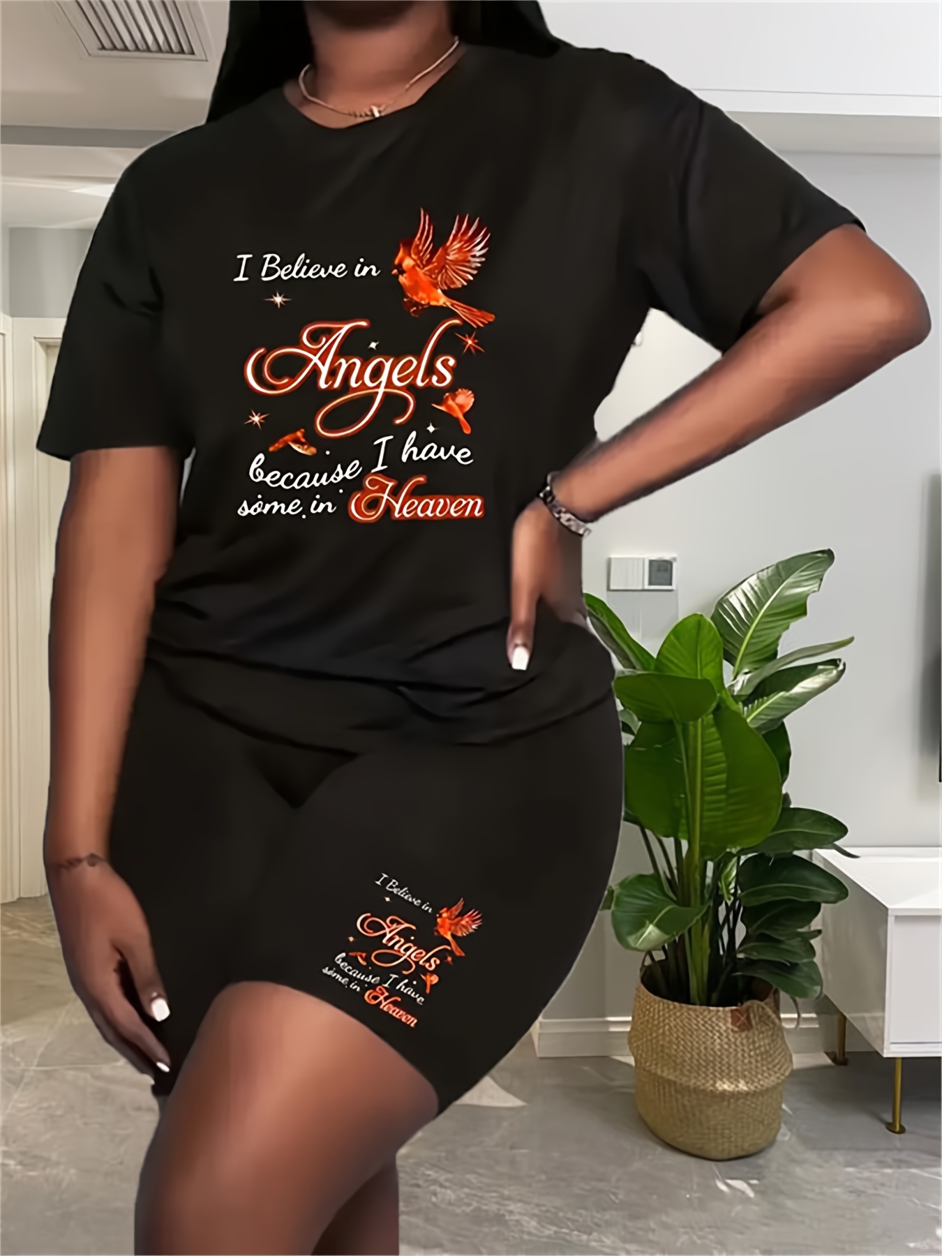 plus size casual outfits set sold on Temu United States