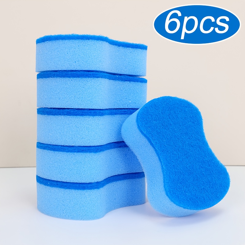 3/6/12pcs Multi-functional Kitchen Cleaning Sponges, Cleaning Tools, Suitable For Scrubbing Dishes, Utensils, And Cookware, Durable, Absorbent, Reusable Cleaning Cloths