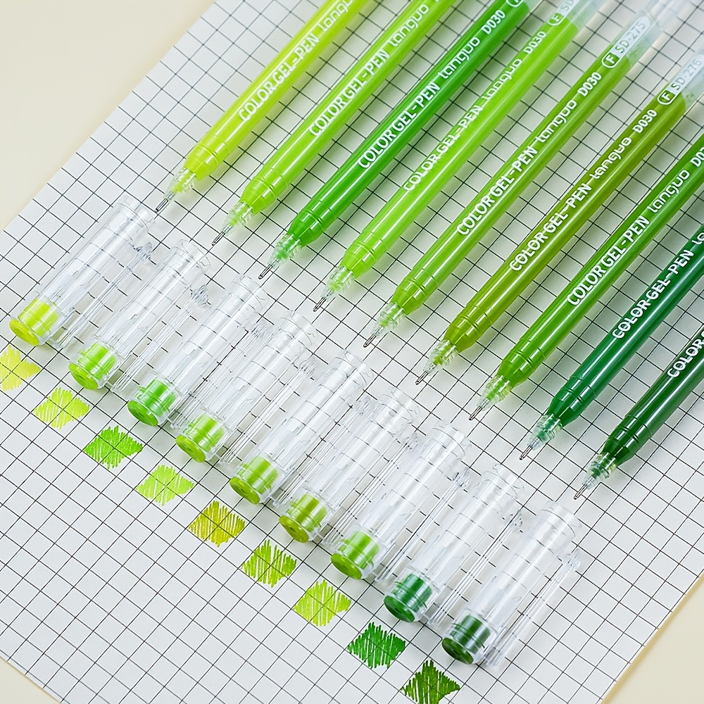 LANGUO 254-Piece Colored Gel Pens Set with 2 Drawing Books