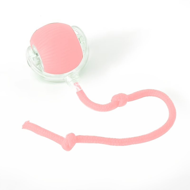 TEMU 1 Automatic Cat Teaser Ball Toy, Self-play Boredom Relief Smart Cat Teaser Wand, Exercise Ball, Electric Cat Toy - Usb Rechargeable For Dogs And