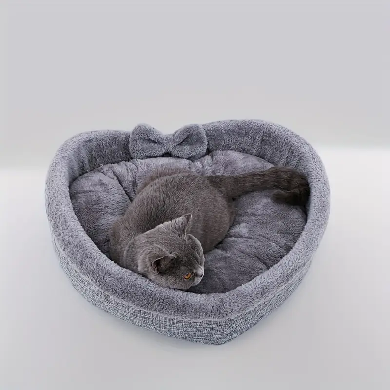 heart shaped pet bed cat and dog kennel universal small and medium sized dogs and cats with cute dog pad cat kennel Product details 1
