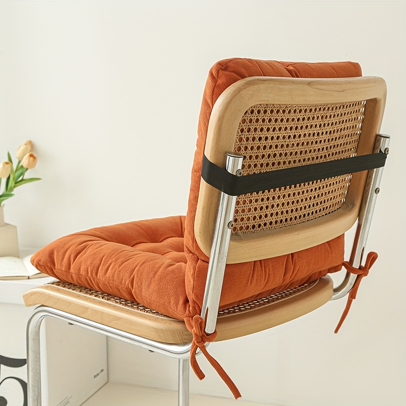 ergonomic office chair cushion with lumbar support thick seat cushion for back relief non slip straps posture   pressure relief compatible with desk car sofa ideal gift for home office decor desk chair cushion elastic binding adjustment Product details 5