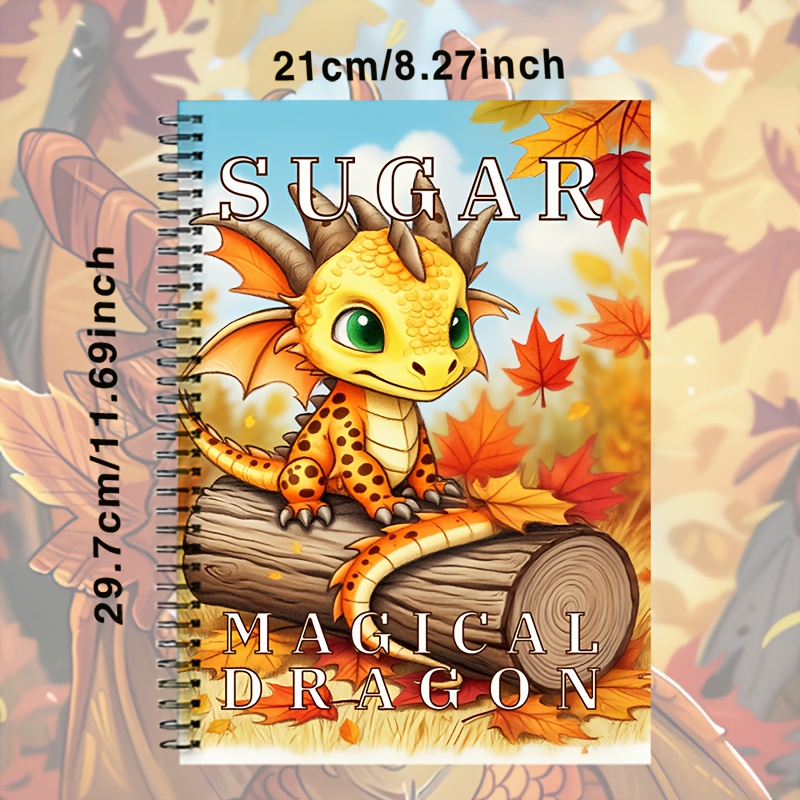 Image of 25-page Premium Dragon Theme Adult Coloring Book, Thick Anti-bleed Single-sided Printing, Grade Fantasy Quality, Christmas & Halloween Gift, & Artistic Creation