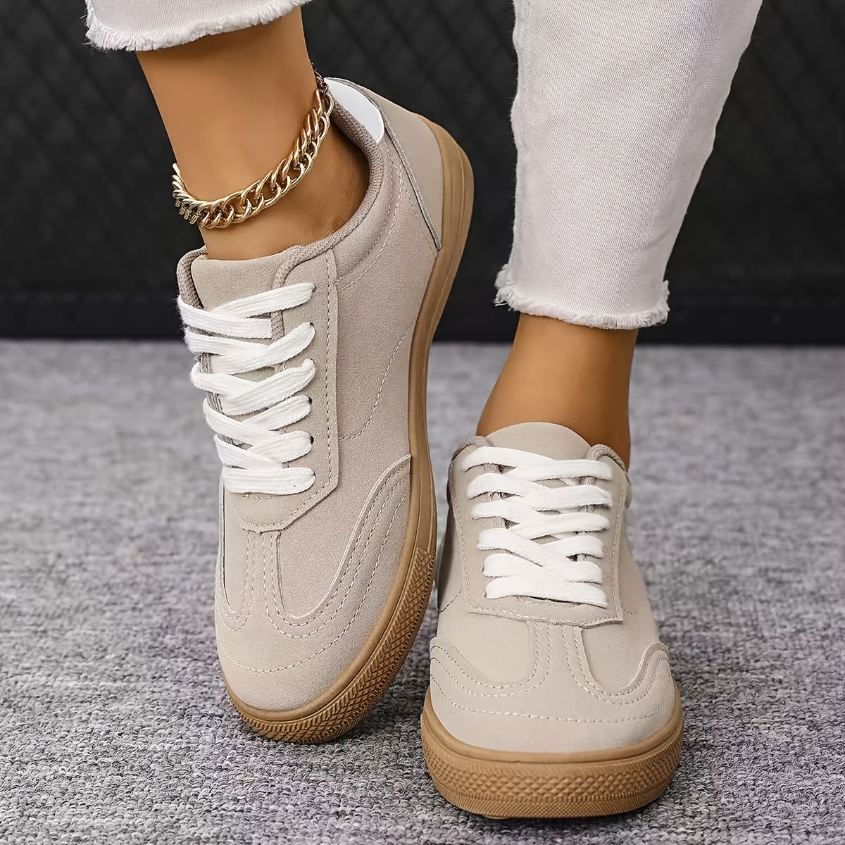 

Women's Sneakers - , Non-slip, Casual Sneakers With Lace- And