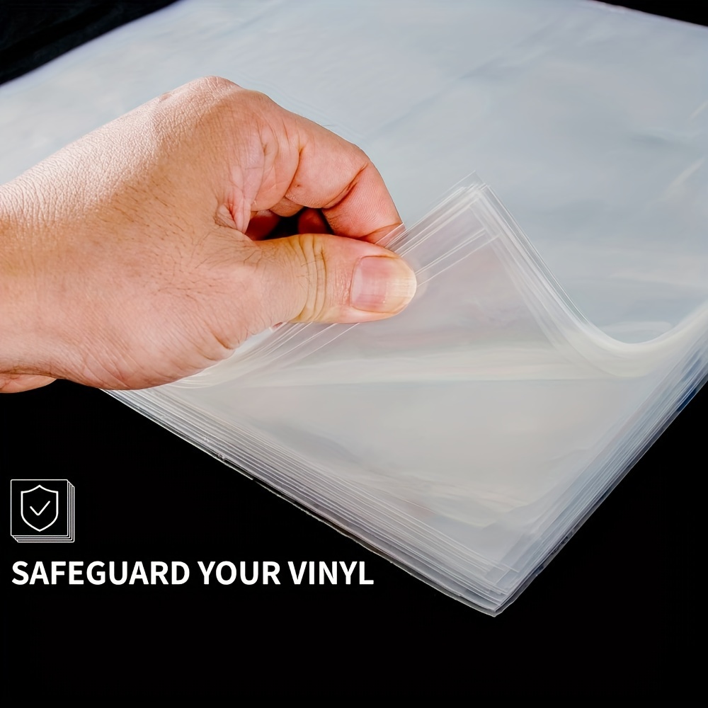 50pcs 100pcs 12inch premium record sleeves lp outer sleeves vinyl sleeves album covers provide   with the   protection clear plastic protective for record covers