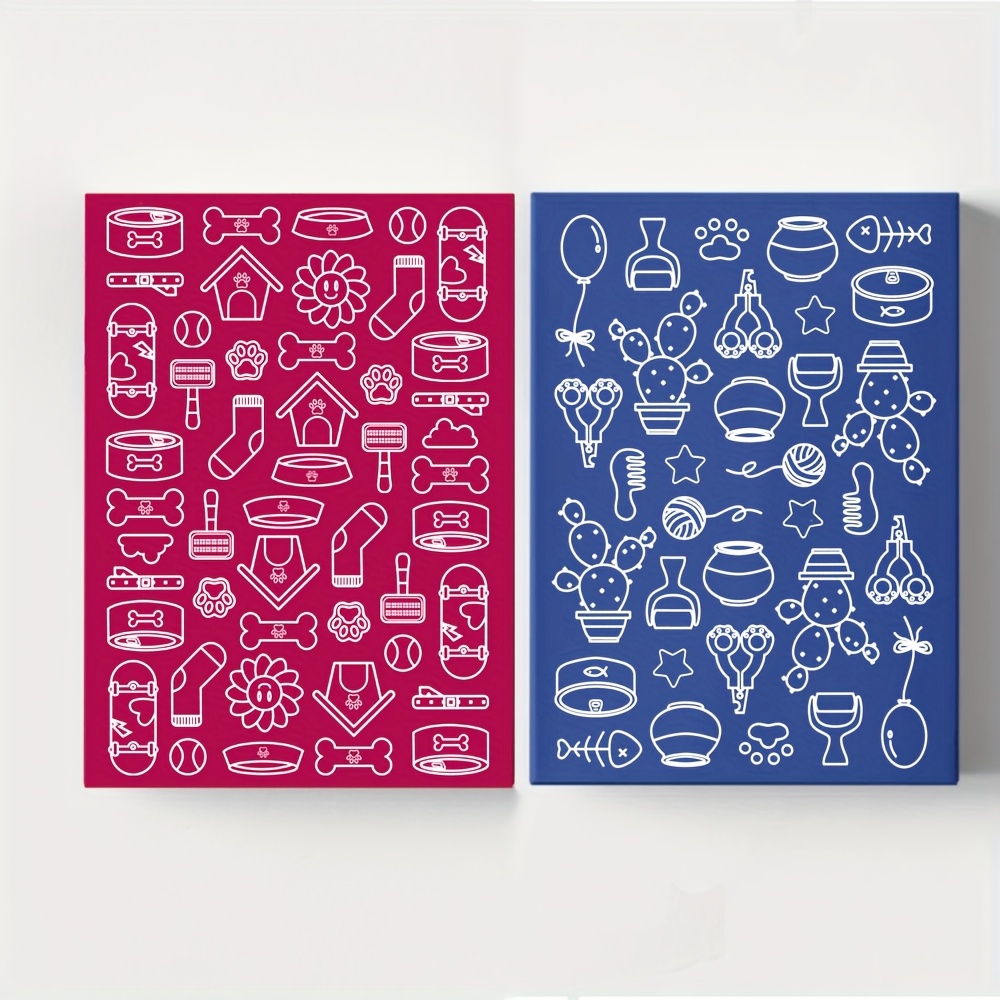 Image of 2 Decks Of Interesting Cat And Dog Playing Cards, Each Card Has A Different Design, Suitable For Parties, Casual Games, And Gift Collections
