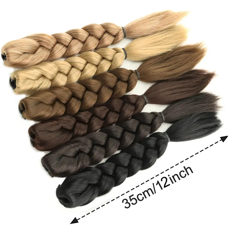 braided ponytail extension claw clip ponytail synthetic extension halloween details 2