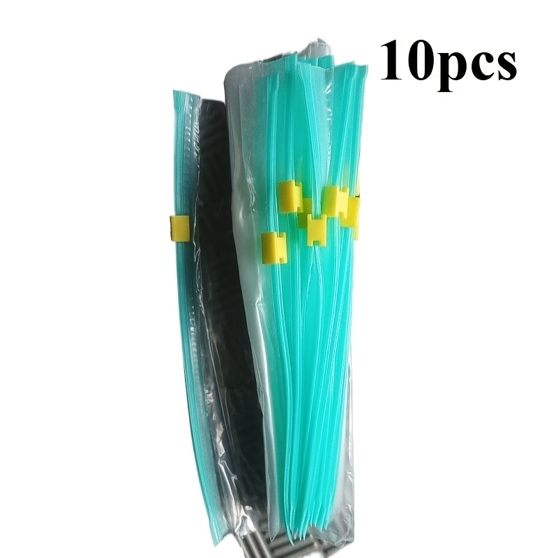 10pcs Zipper Lock Leak-proof Freezer Bags - Reusable, Fresh-keeping Sealed Food Storage Bags, For Kitchen Organization