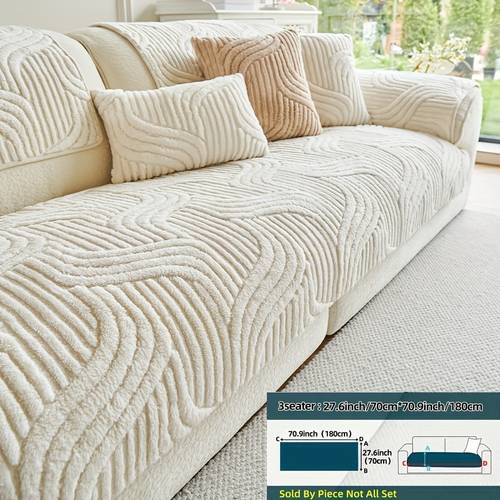 1pc bohemian style sofa cover plush sofa cover anti slip sofa cover pets cover home decor