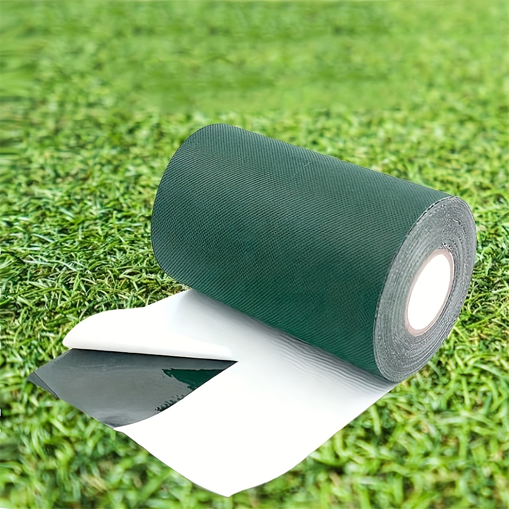 E-shop 1 Packung, Kunstrasenband, einseitig selbstklebendes Kunstrasen-Nahtband, Band zum Verbinden von Kunstrasenteppichen, Kunstrasenkissen-Teppiche