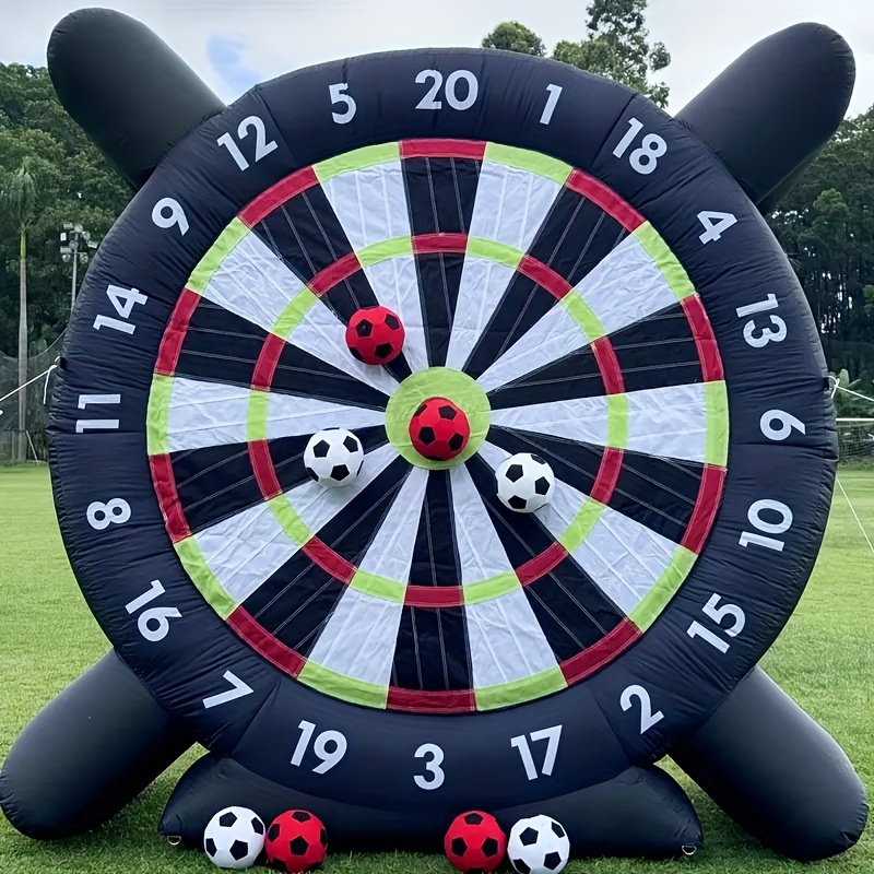 Jeu de fléchettes gonflable Oxford avec éclairage LED, jeux de golf, lancer de fléchettes, carnaval, à vendre, 3 golf, 10 pieds  26