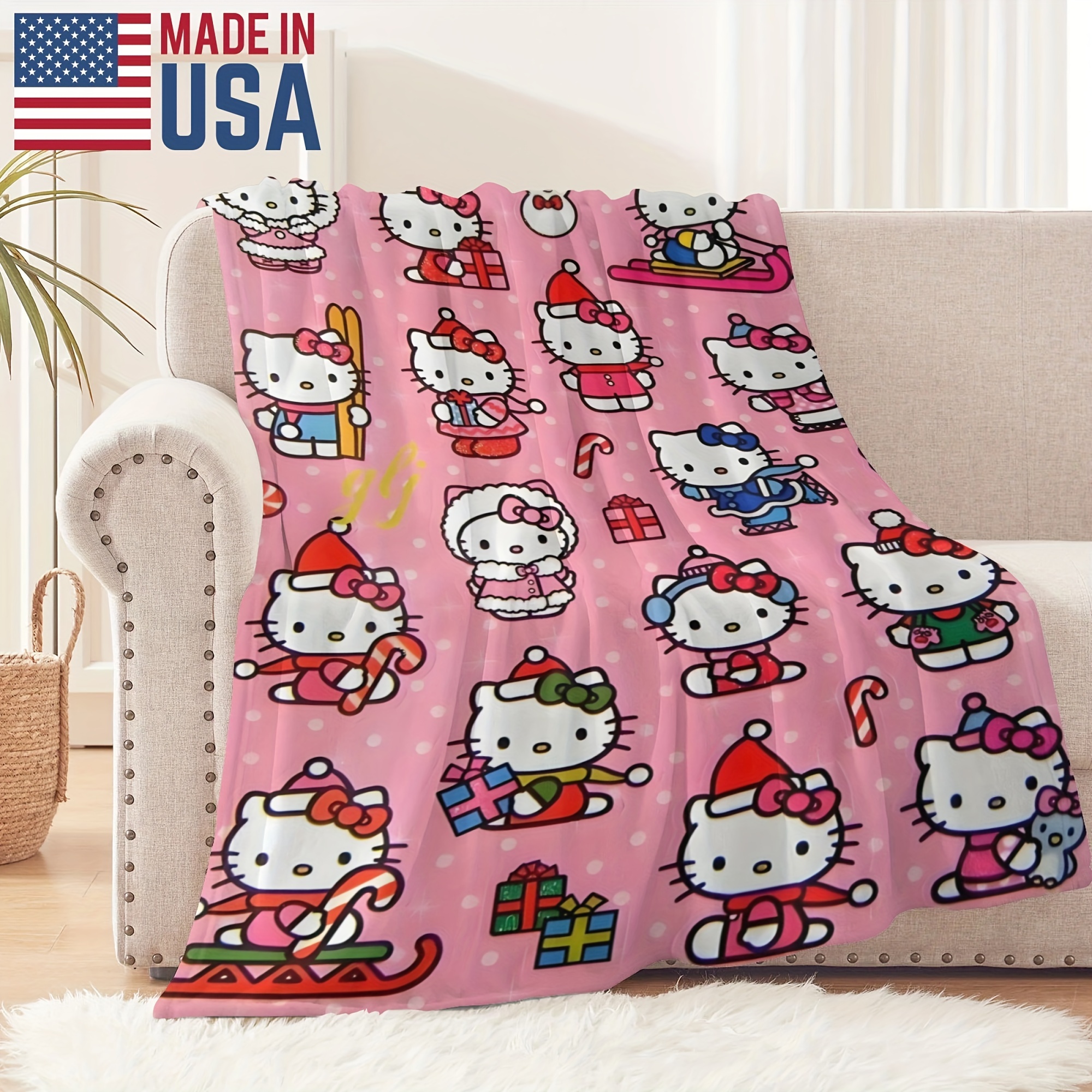 

Sanrio () Blanket Polyester Is And Fluffy, And Suitable For Sofas, Chairs, , Camping, Picnics, Blanket