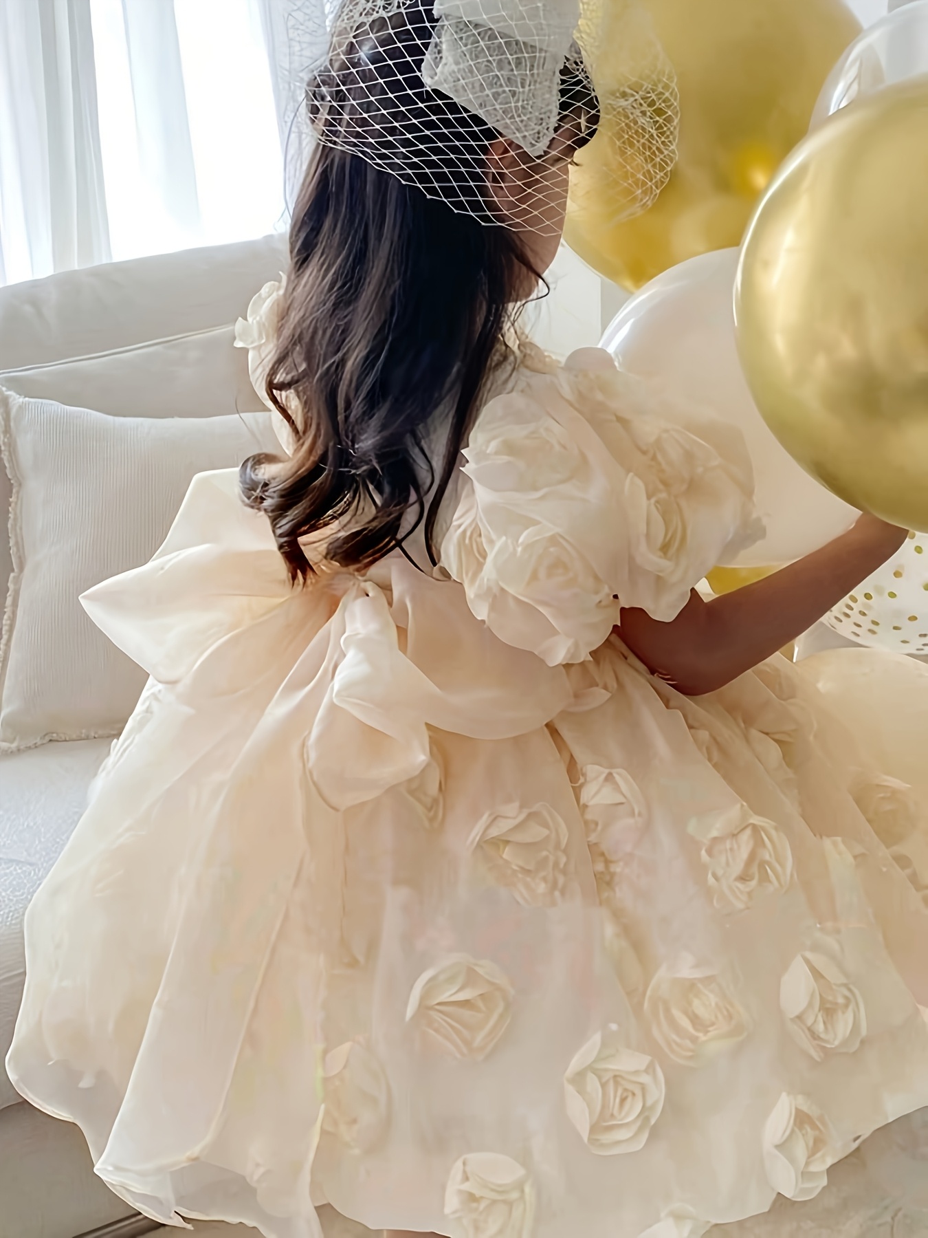 custom made birthday dresses Mathilda Button Maxi Dress  Beige Floral