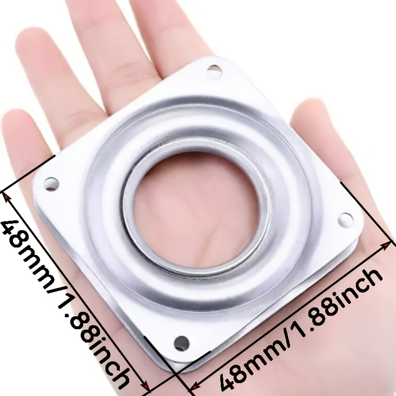 TEMU Hardware For Rotating Turntable Bearings, Made Of Sturdy Metal With A Load Capacity Of 300 . This Bearing Rotating Plate Is Ideal For Trays,