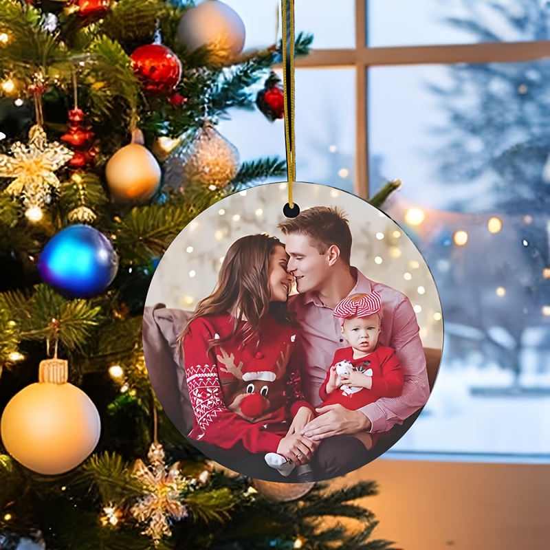 TEMU Decorazioni personalizzate con foto di famiglia, decorazioni con logo, decorazioni personalizzate in acrilico, decorazioni personalizzate in