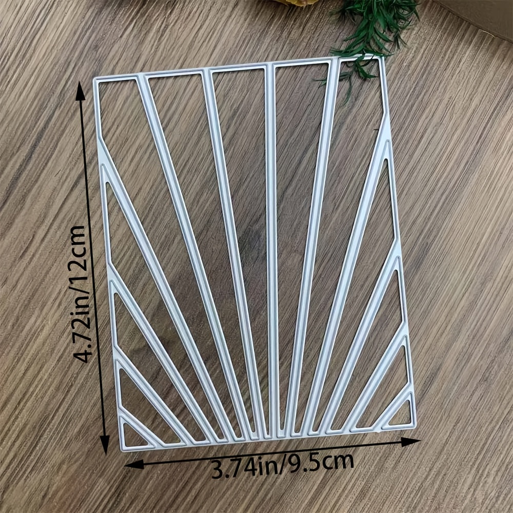 TEMU Cutting Dies 3d Background Frame Metal Stencils Scrapbooking Tools Diy Craft Embossing Template For Paper Card Making Album Arts Supplies