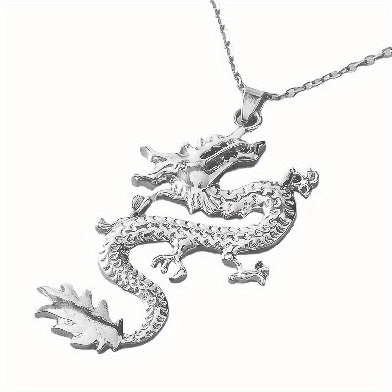 TEMU Collier avec pendentif dragon , des du Festival de l'Année du Dragon