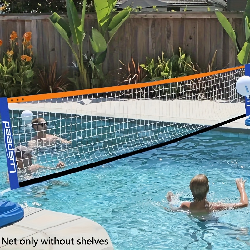 изображение предмета портативная складная волейбольная  , стандартная спортивная   для волейбола и тенниса для тренировок в помещении и на улице, профессиональная   для бадминтона, спортивный аксессуар для бассейна, пляжа и газона