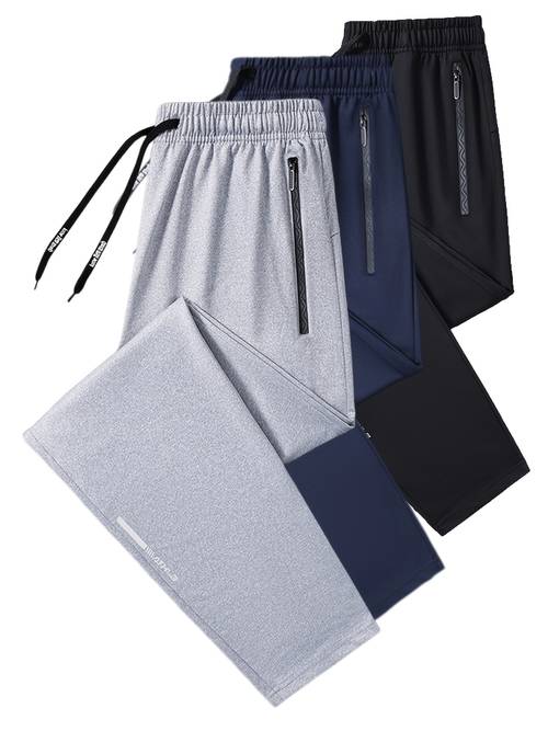mens sweatpants with drawstring and pockets regular fit and sports trousers for spring and autumn running and daily outerwear pants for men