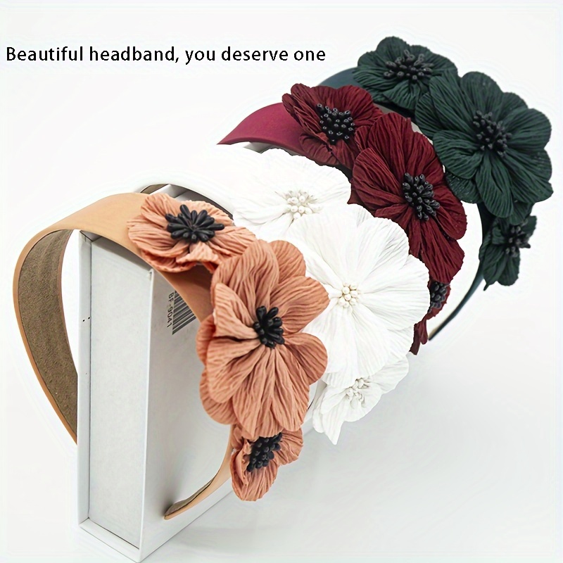 

1pc/2pc Bohemian Style Women's Headbands, Elegant Fashion Hair Accessories, Fabric Material, Vintage & Print, , Birthday, Not Feathered, Clothing, Shoes, Jewelry Accessories