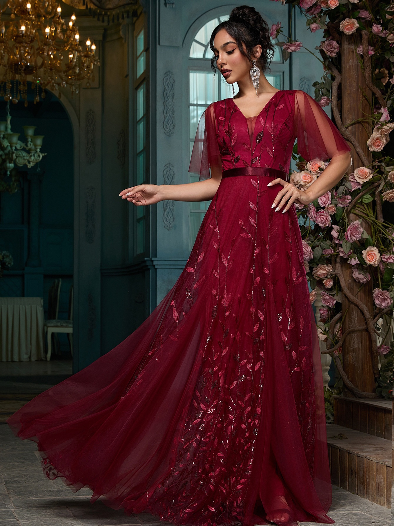 homecoming queen long dresses Sherri Hill Dress 56855