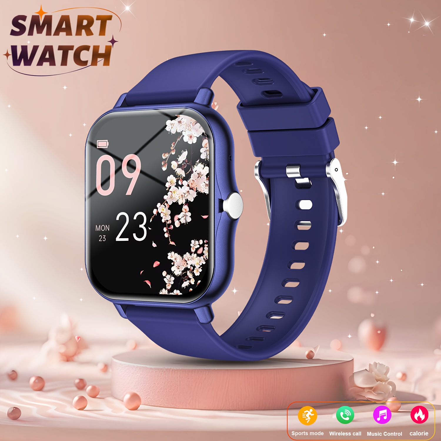 New Men'S Watch/Men'S Watch, Suitable for Men And Women to Wear, with Built-In Sports Mode, Wireless Calling And App Connection, Remote Camera And Music Playback, Christmas, New Year Warmth, Harmony, Nostalgic Gift