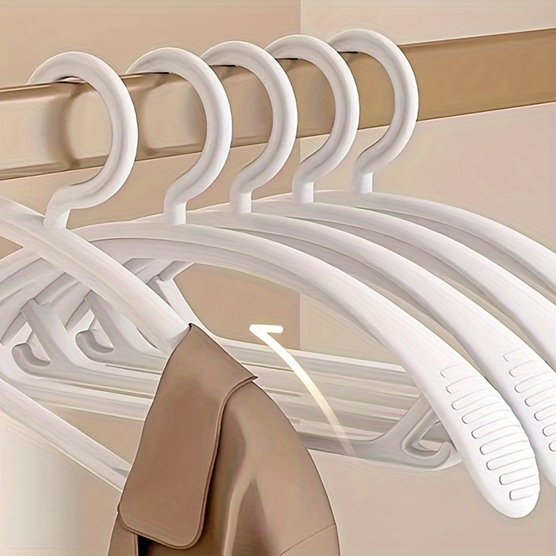 

20-piece Space-saving Plastic Hangers - Non-slip, Durable & Mark-free For Closets, Bedrooms, Dorms